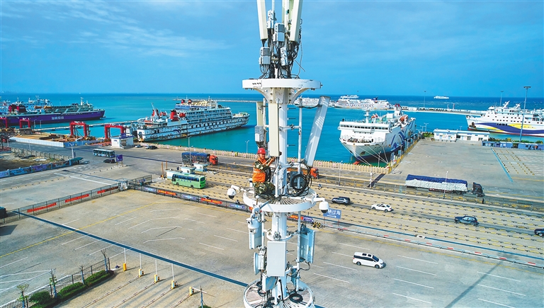 琼州海峡5G覆盖 海口网络公司助力打造“海上信息高速”
